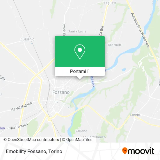 Mappa Emobility Fossano