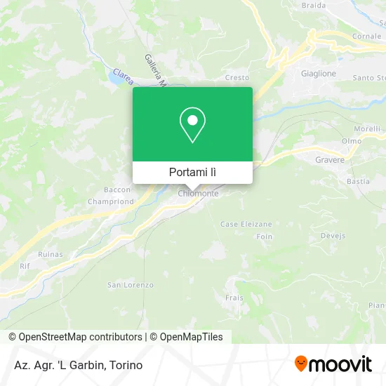 Mappa Az. Agr. 'L Garbin