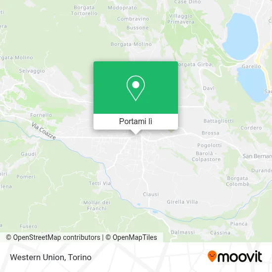 Mappa Western Union