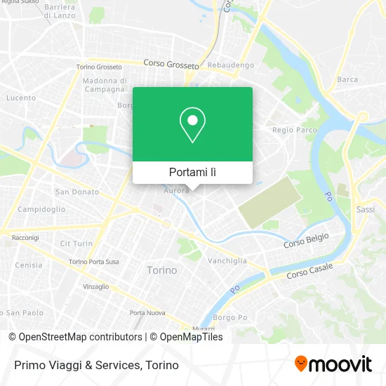 Mappa Primo Viaggi & Services