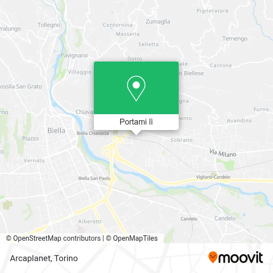 Mappa Arcaplanet