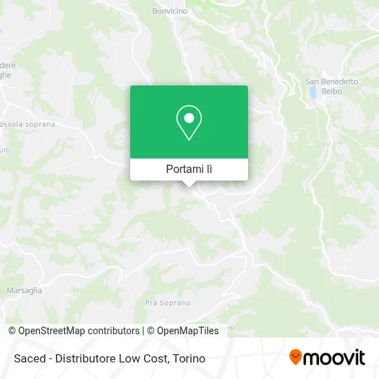 Mappa Saced - Distributore Low Cost