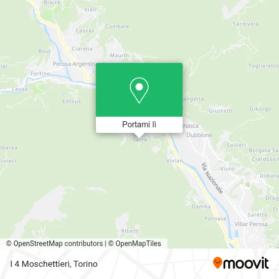 Mappa I 4 Moschettieri