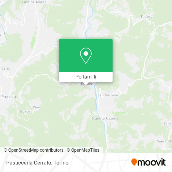 Mappa Pasticceria Cerrato