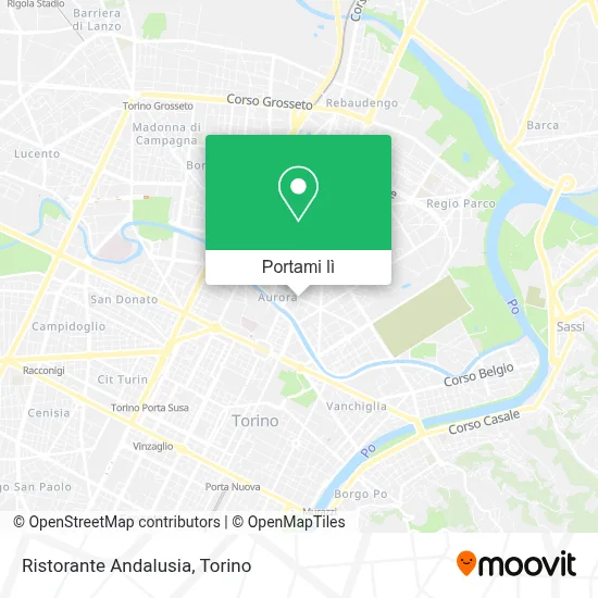 Mappa Ristorante Andalusia
