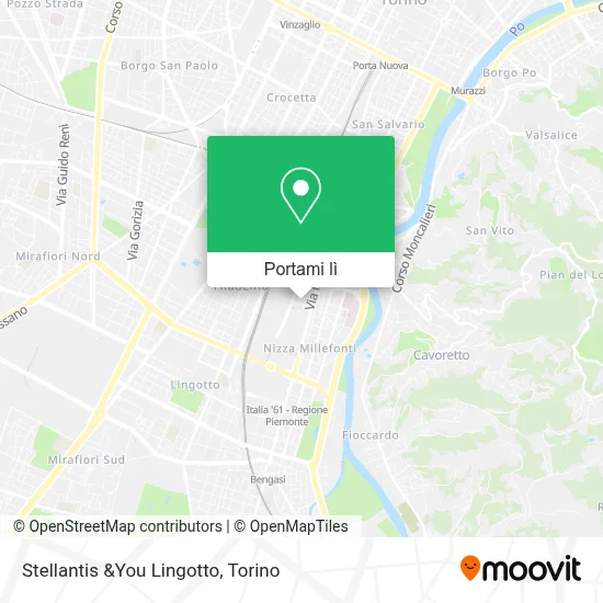 Mappa Stellantis &You Lingotto