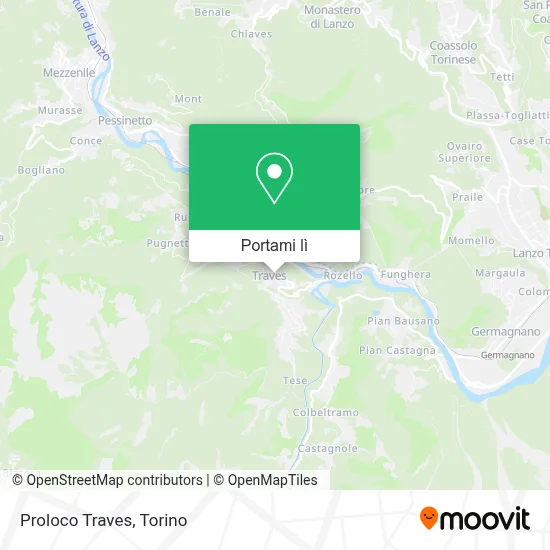 Mappa Proloco Traves