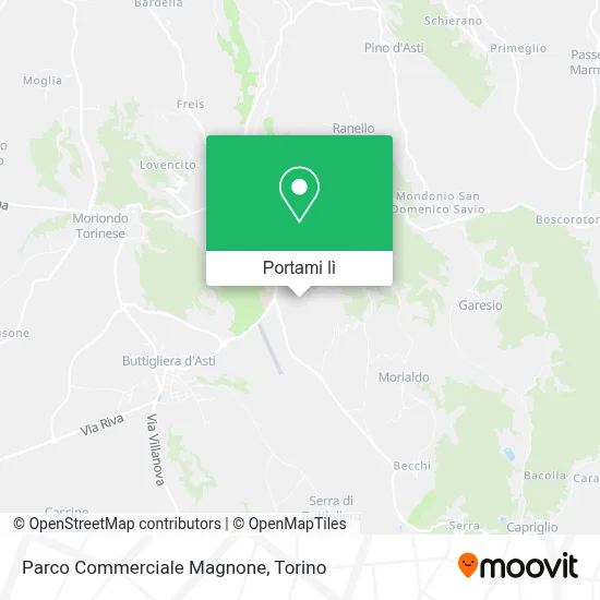 Mappa Parco Commerciale Magnone