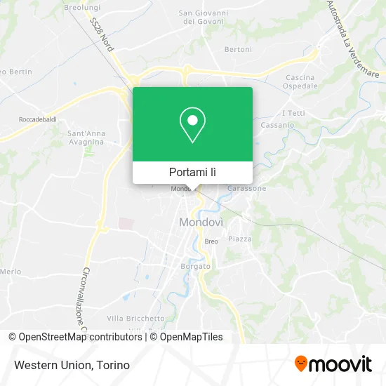 Mappa Western Union