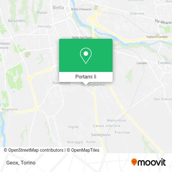 Mappa Geox