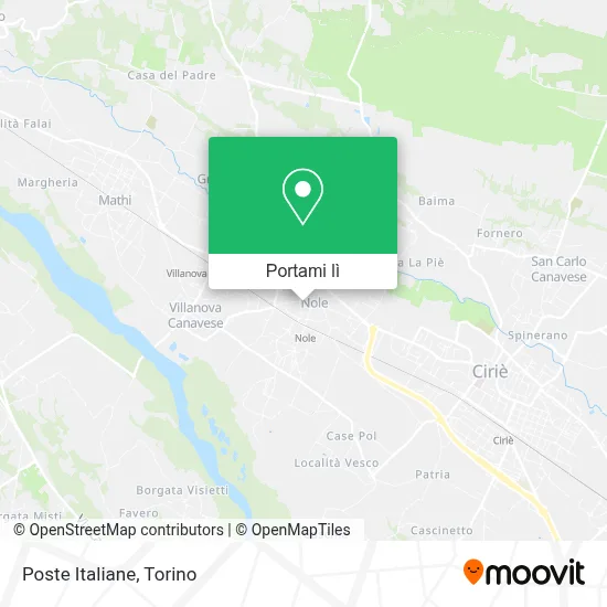 Mappa Poste Italiane