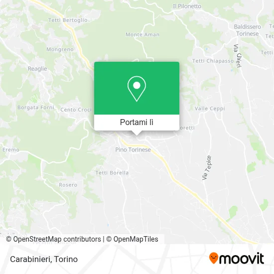 Mappa Carabinieri