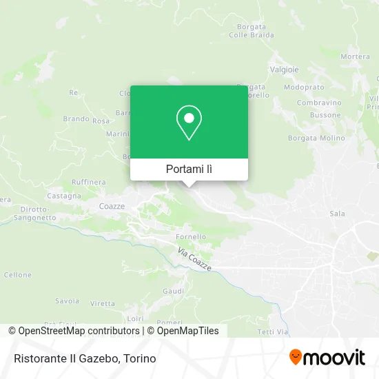 Mappa Ristorante Il Gazebo