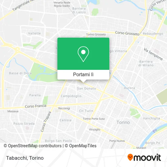 Mappa Tabacchi
