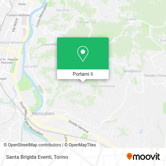 Mappa Santa Brigida Eventi