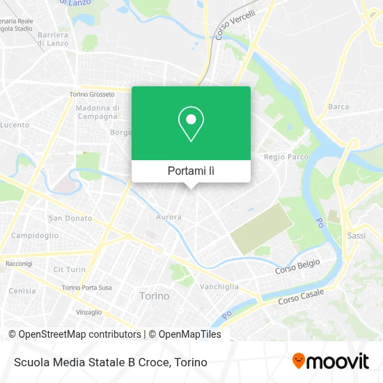 Mappa Scuola Media Statale B Croce