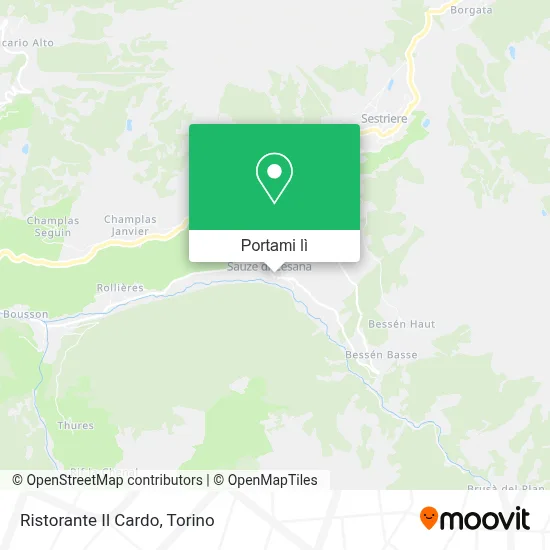 Mappa Ristorante Il Cardo
