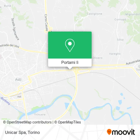 Mappa Unicar Spa