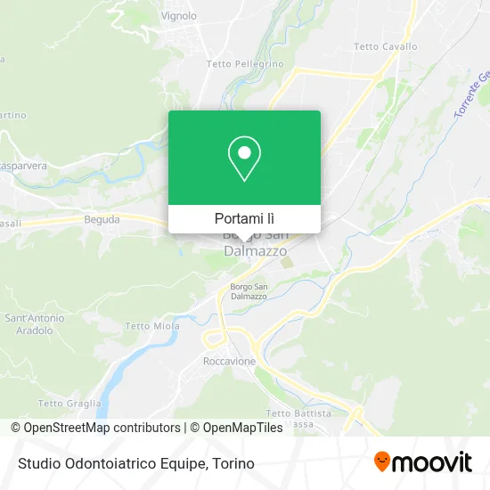 Mappa Studio Odontoiatrico Equipe