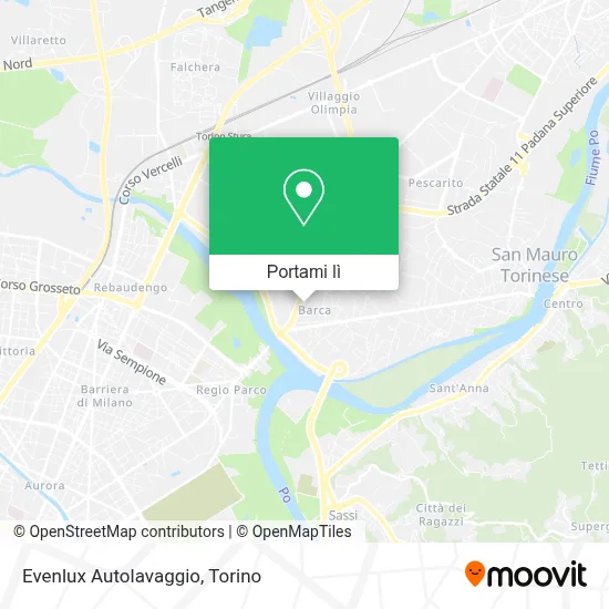Mappa Evenlux Autolavaggio