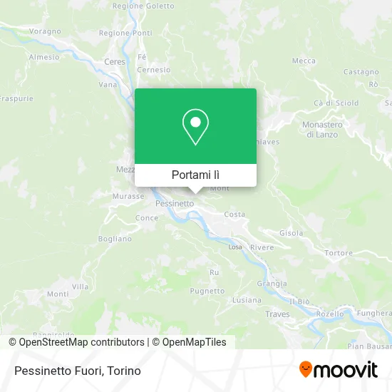 Mappa Pessinetto Fuori
