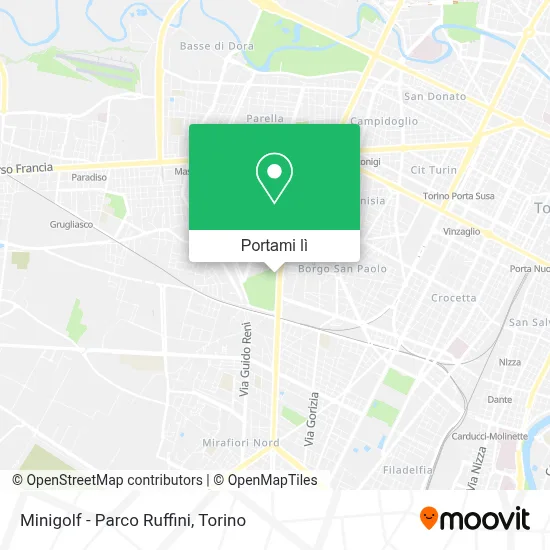 Mappa Minigolf - Parco Ruffini