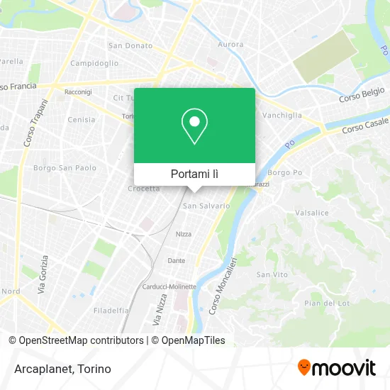 Mappa Arcaplanet