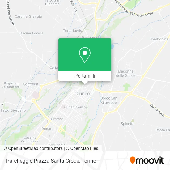 Mappa Parcheggio Piazza Santa Croce