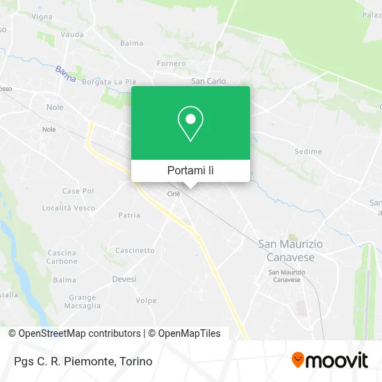 Mappa Pgs C. R. Piemonte