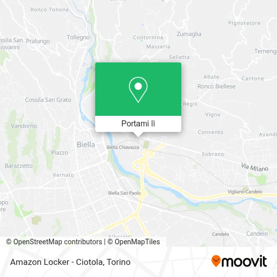 Mappa Amazon Locker - Ciotola
