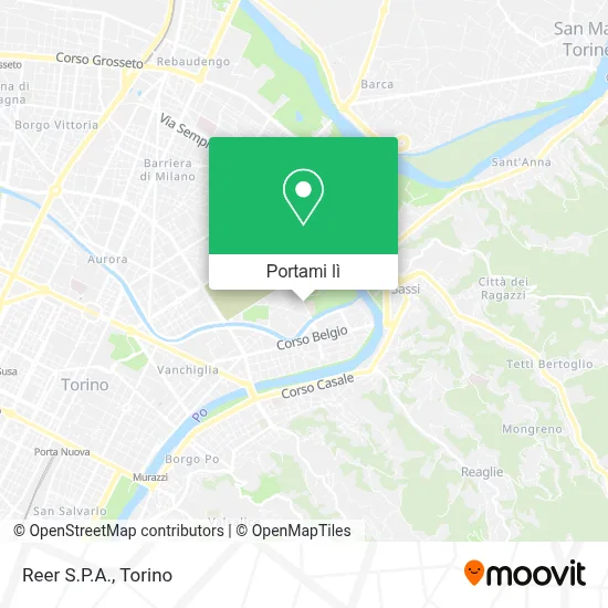 Mappa Reer S.P.A.