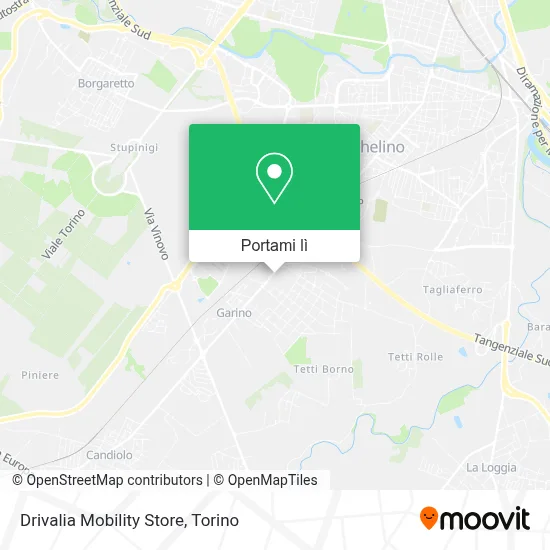 Mappa Drivalia Mobility Store