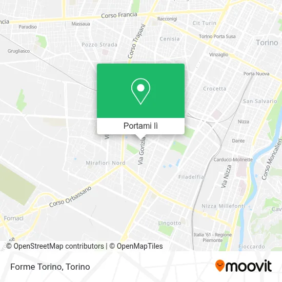 Mappa Forme Torino