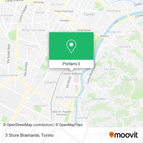 Mappa 3 Store Bramante