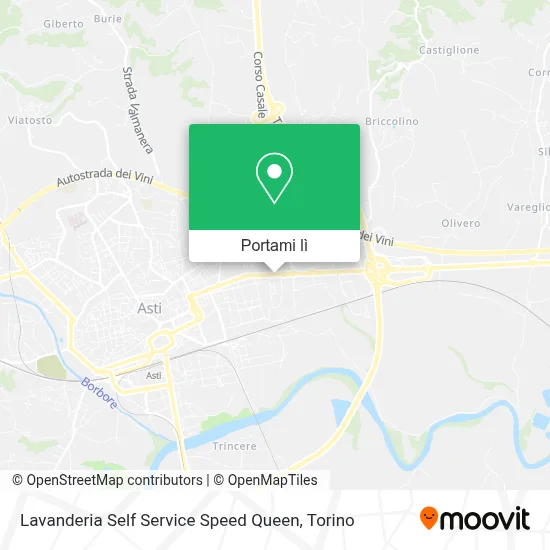Mappa Lavanderia Self Service Speed Queen