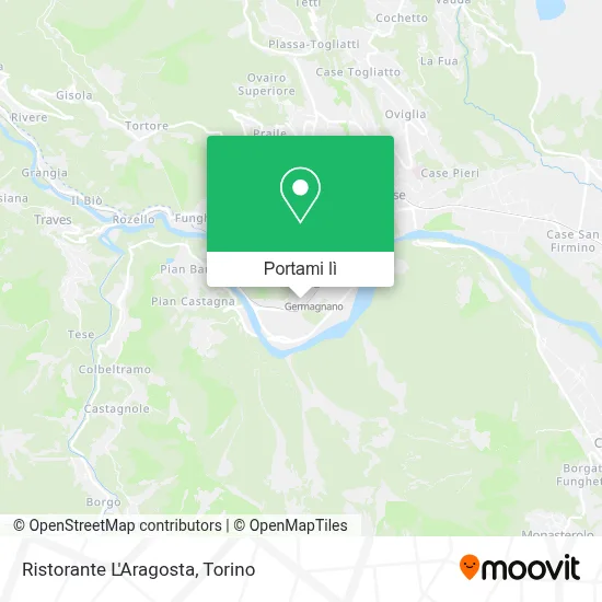 Mappa Ristorante L'Aragosta
