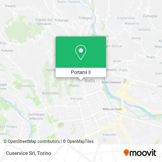 Mappa Cuservice Srl