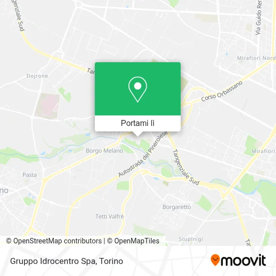 Mappa Gruppo Idrocentro Spa
