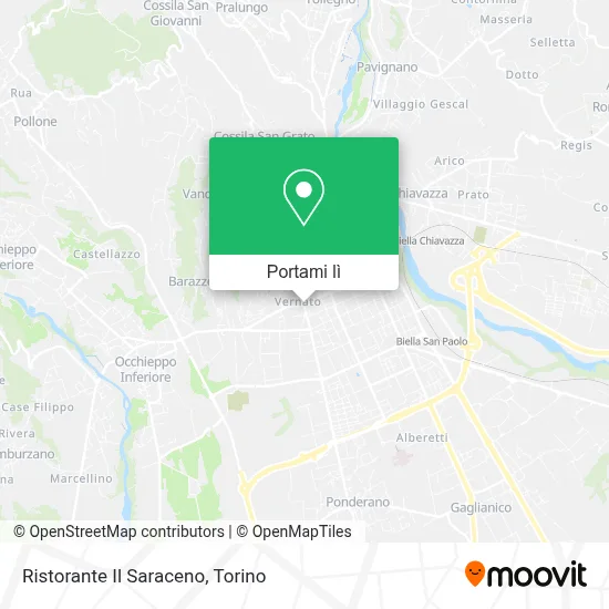 Mappa Ristorante Il Saraceno