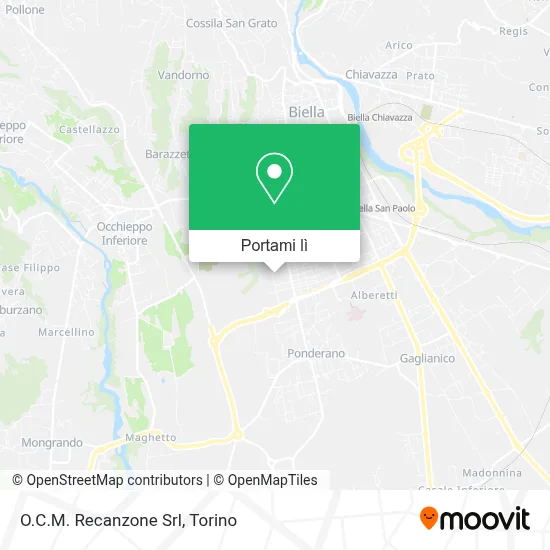 Mappa O.C.M. Recanzone Srl