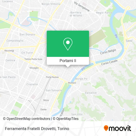 Mappa Ferramenta Fratelli Drovetti