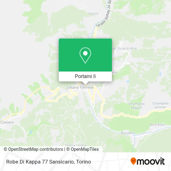 Mappa Robe Di Kappa 77 Sansicario