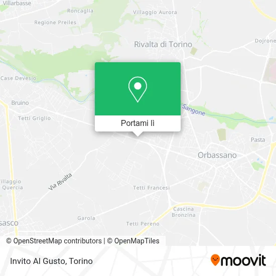 Mappa Invito Al Gusto