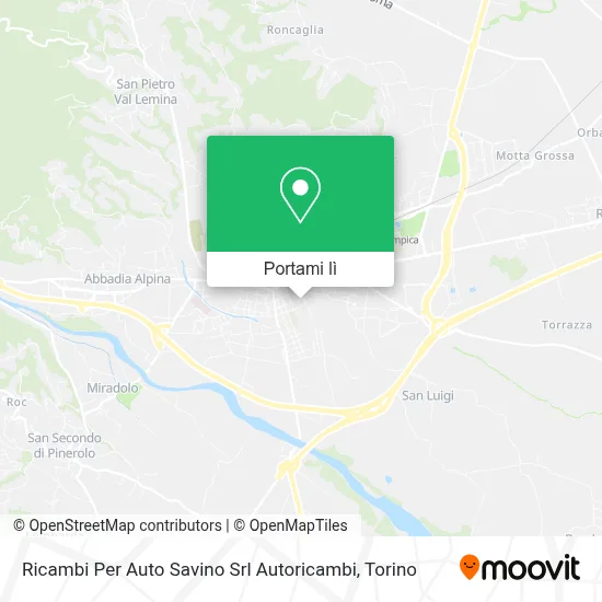 Mappa Ricambi Per Auto Savino Srl Autoricambi