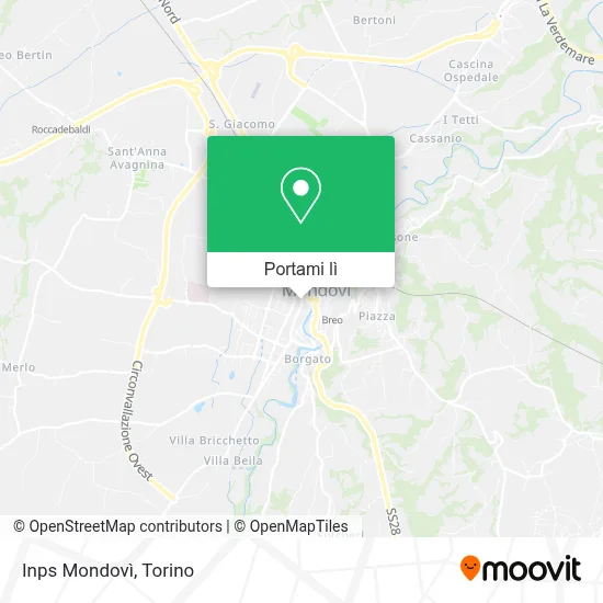 Mappa Inps Mondovì