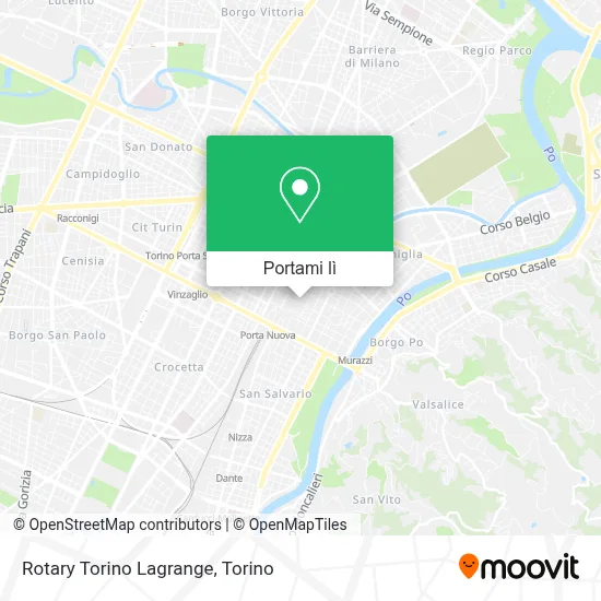 Mappa Rotary Torino Lagrange