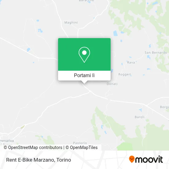 Mappa Rent E-Bike Marzano