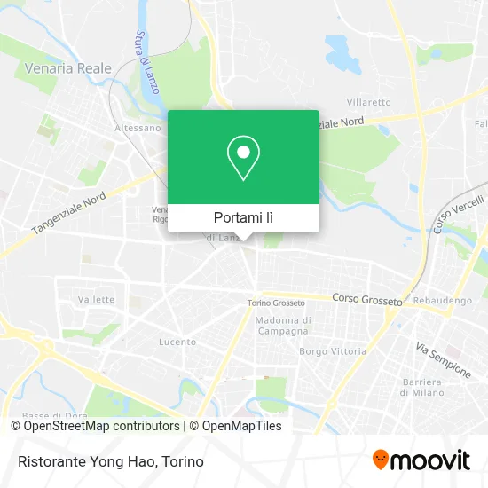 Mappa Ristorante Yong Hao