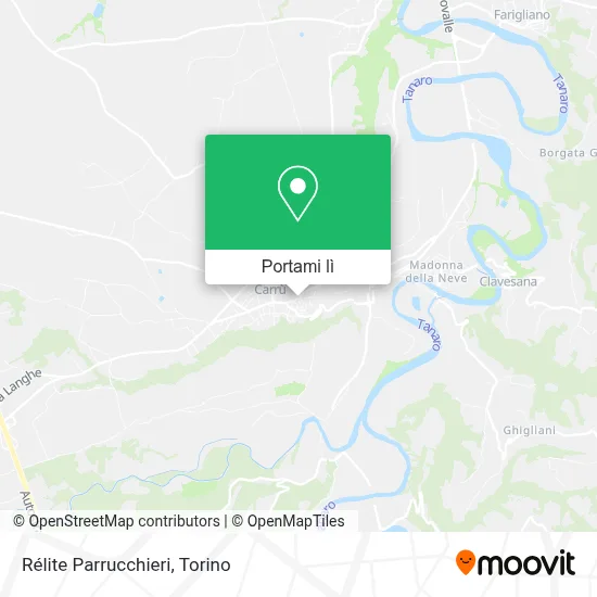 Mappa Rélite Parrucchieri