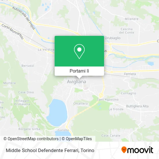 Mappa Middle School Defendente Ferrari